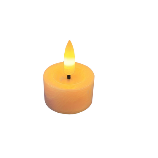 Set of 6 Flameless Candles with Remote Control - Flickering for Cozy Evenings