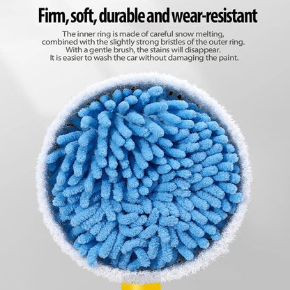 360 Degree Car Wash Brush with Soap Dispenser and Extendable Handle