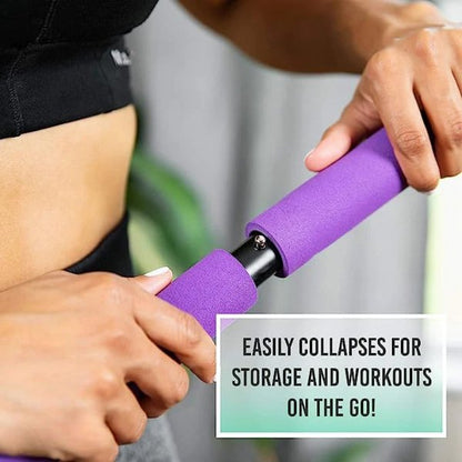 Versatile Pilates Resistance Trainer for Quick Full-Body Workouts