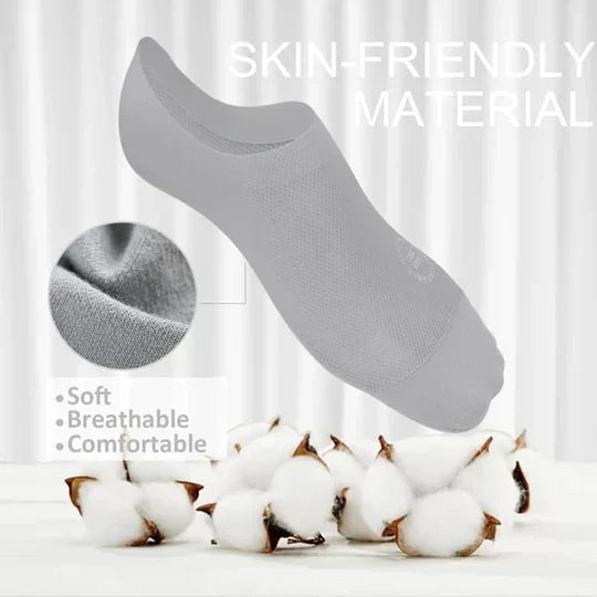 Invisible Comfort Socks - Ultra-Thin, Non-Slip Design (4 Pairs)