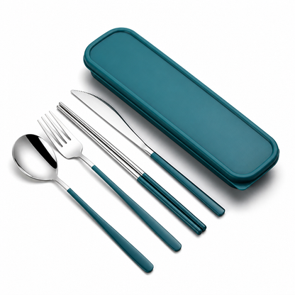 Sustainable Stainless Steel Travel Cutlery Set