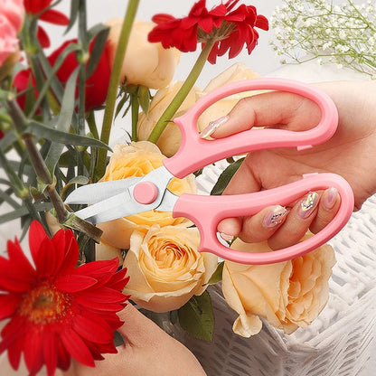 Professional Garden Shears with Ergonomic Handle - Precision Flower Pruner