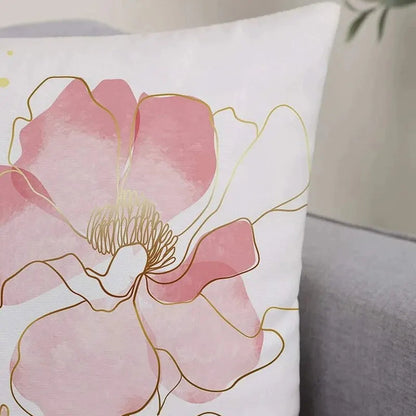 Floral Print Cushion Cover – Boho Chic & Contemporary Elegance – 45x45 cm
