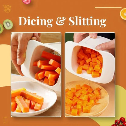 2-in-1 Vegetable Cutter for Dicing and Slicing