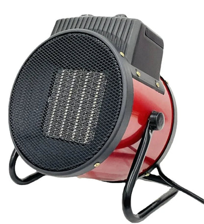 Industrial 220V Electric Heater with 3 Heat Settings, PTC Ceramic Technology, Thermostat & Overheat Protection, Portable Fan Heater 1500–3500W