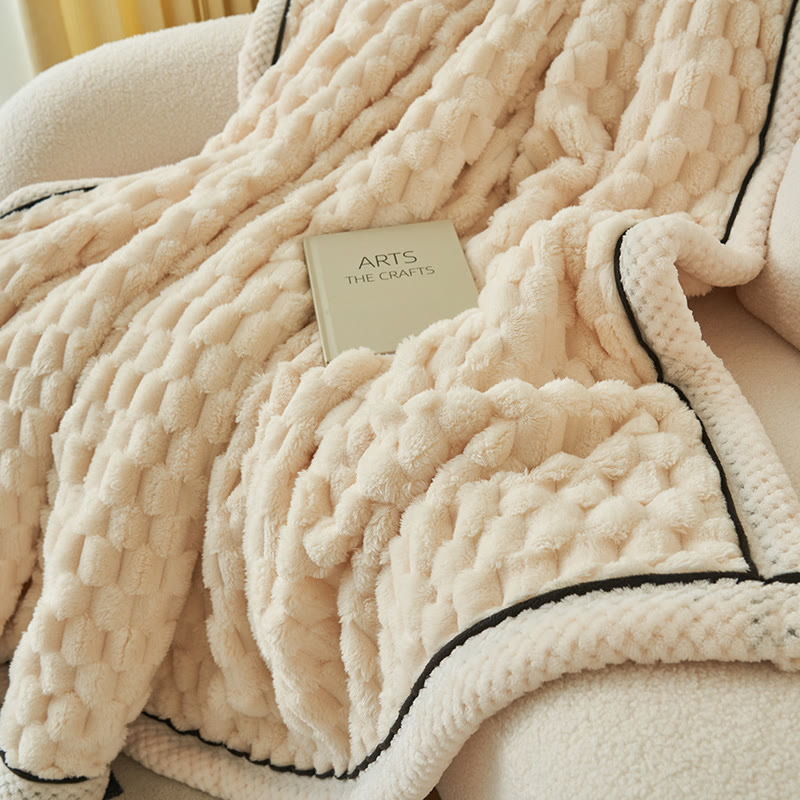 Thick Reversible Coral Fleece Blanket