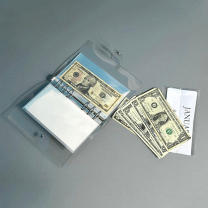 Money-Saving Challenge Binder with 12-Month Envelopes