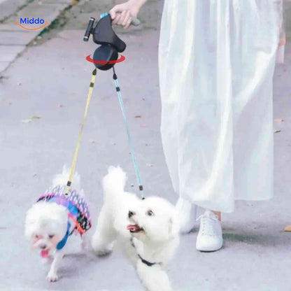 Dual Leash for Two Dogs - Full Control and Comfort
