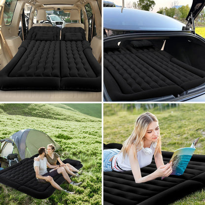 Inflatable Car Mattress with Pillow for Air Bed Use