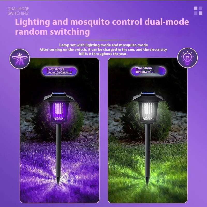 Solar Insect Trap with LED Light | Waterproof IP65 | For Garden & Patio