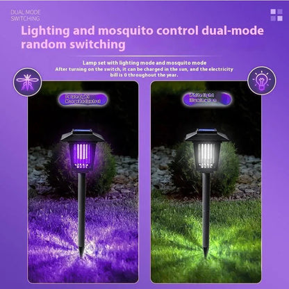 Solar Insect Trap with LED Light | Waterproof IP65 | For Garden & Patio