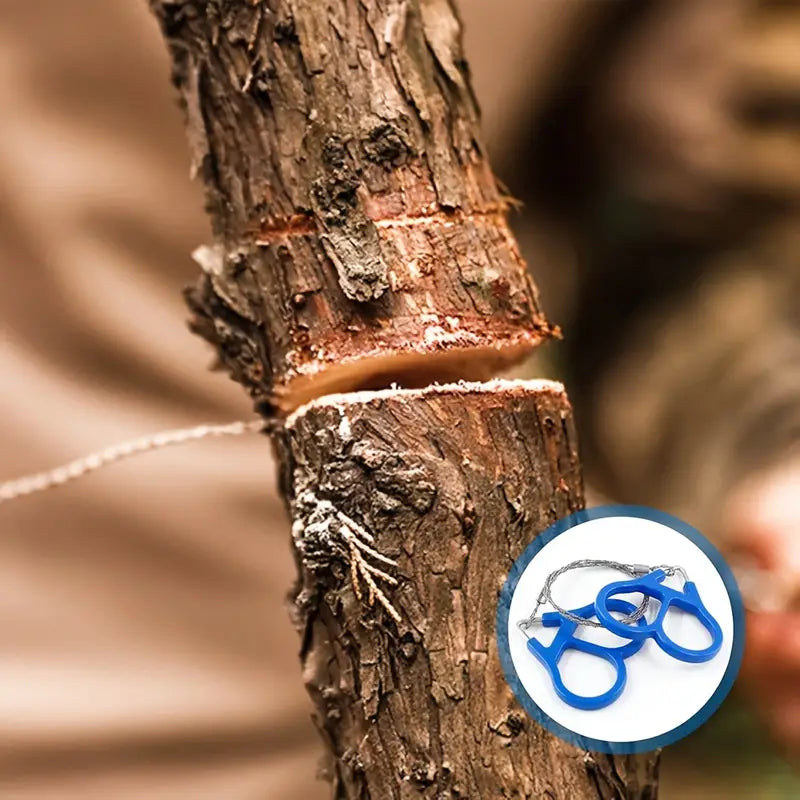 Lightweight Wire Saw for Effortless Outdoor Branch Cutting