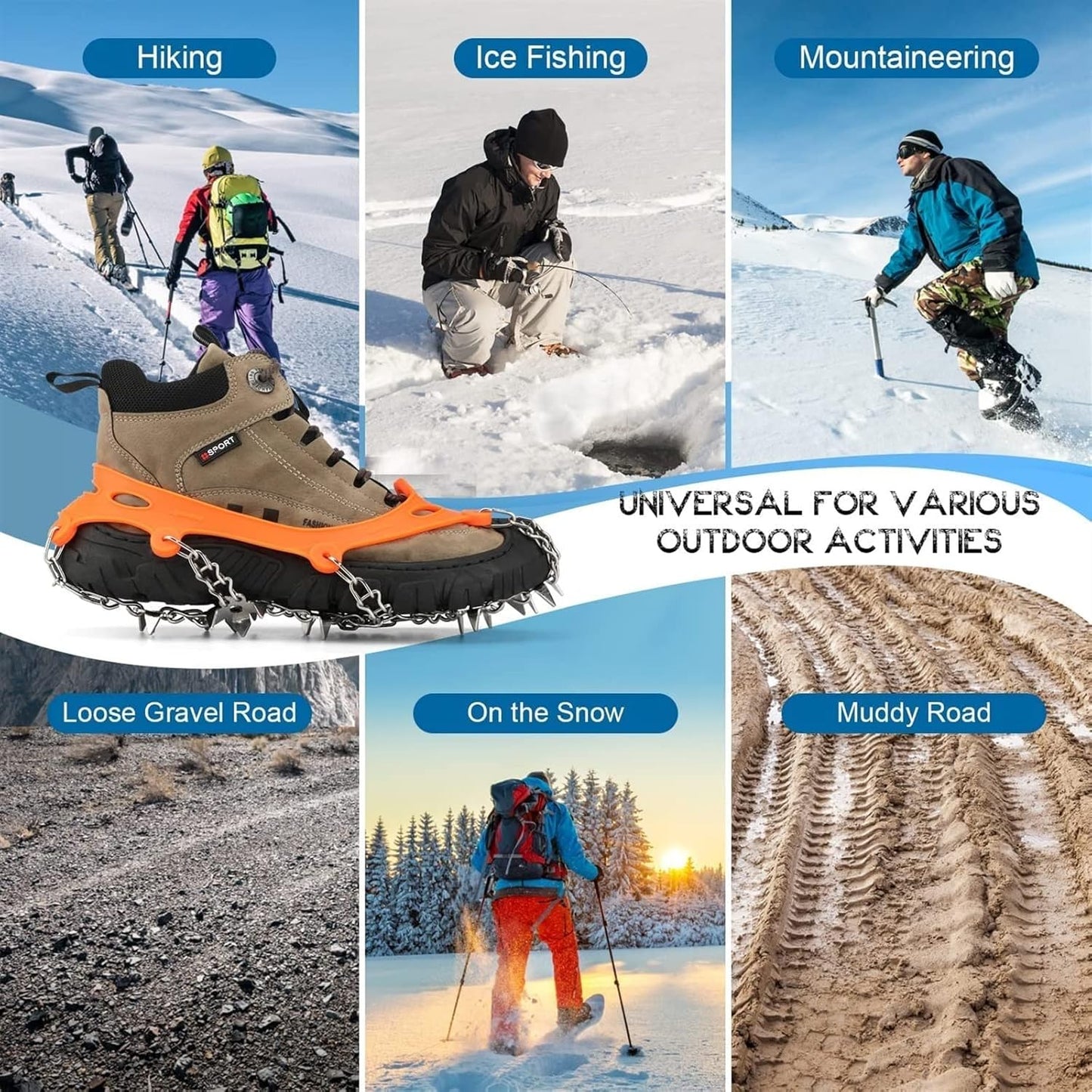 Safe Walking on Ice and Snow – Anti-Slip Traction Devices