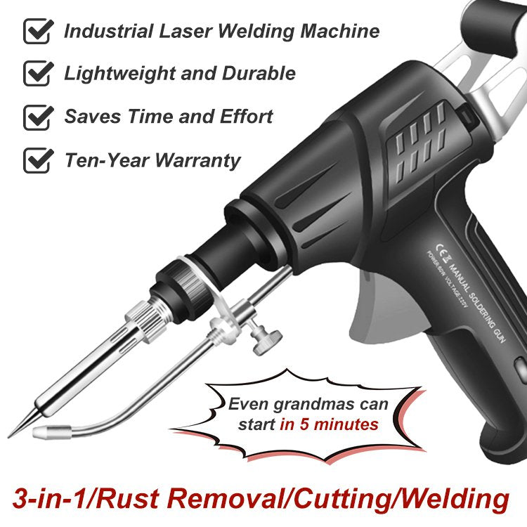 Dual-Function Welder & Cutter with Rapid Heat-Up