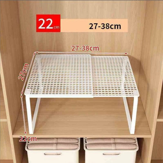 Expandable and Stackable Closet Shelf | Adjustable Steel Divider