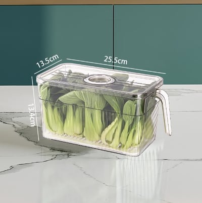 Clear Storage Solution for Enhanced Organization and Freshness