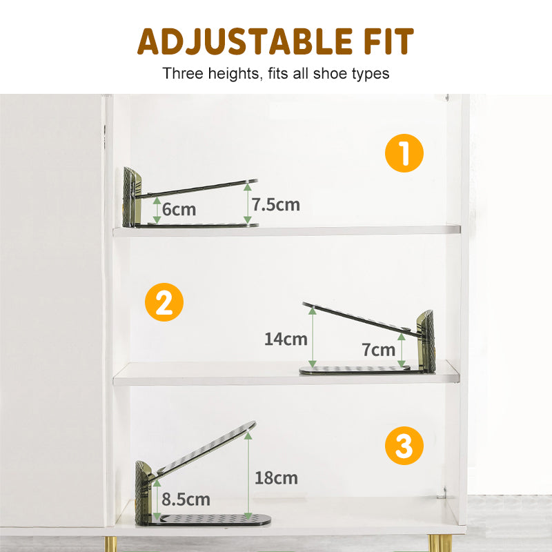 Get 3 for the Price of 2 | Space Saver - Double Your Shoe Storage Neatly