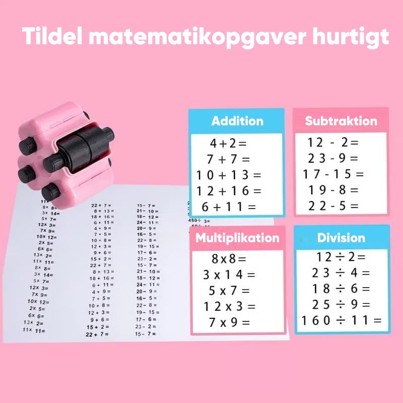 Multi-Function Math Stamp Set for Engaging Learning