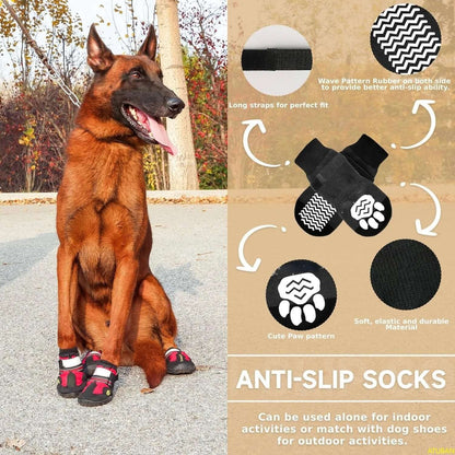 Waterproof Non-Slip Dog Boots - Ideal Protection