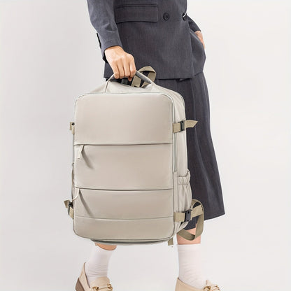 Spacious Travel Backpack with Dedicated Shoe Storage