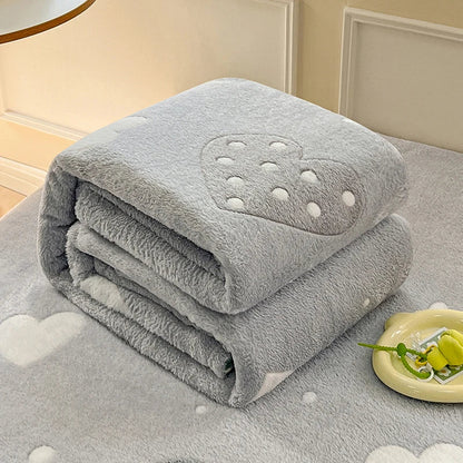 Snowflake Blanket | Soft Velvet Plush Throw | Lightweight & Skin-Friendly | Breathable & Versatile