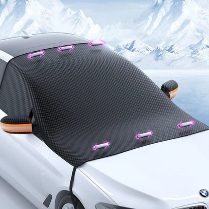 Magnetic Car Snow Cover for Year-Round Protection – Oxford Fabric