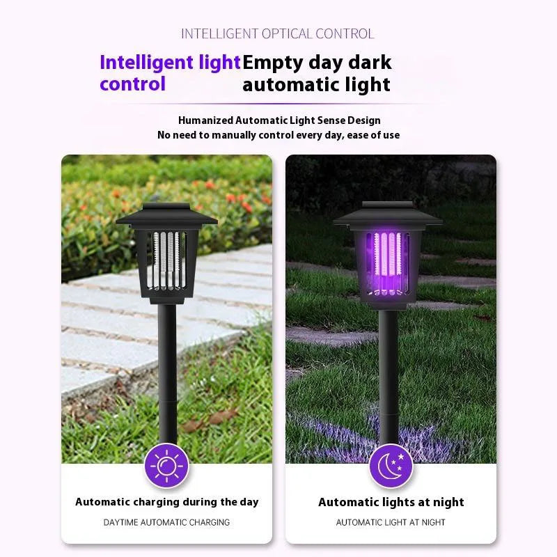 Solar Insect Trap with LED Light | Waterproof IP65 | For Garden & Patio