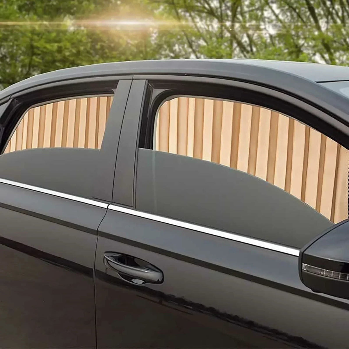 Magnetic UV Shield for Side Car Windows