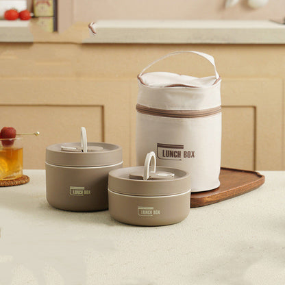 Thermal Insulated Stainless Steel Lunch Box Set for Everyday Use