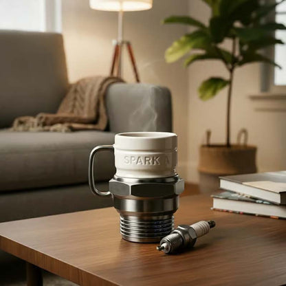 Unbreakable Spark Plug Mug for Bold, Durable Style