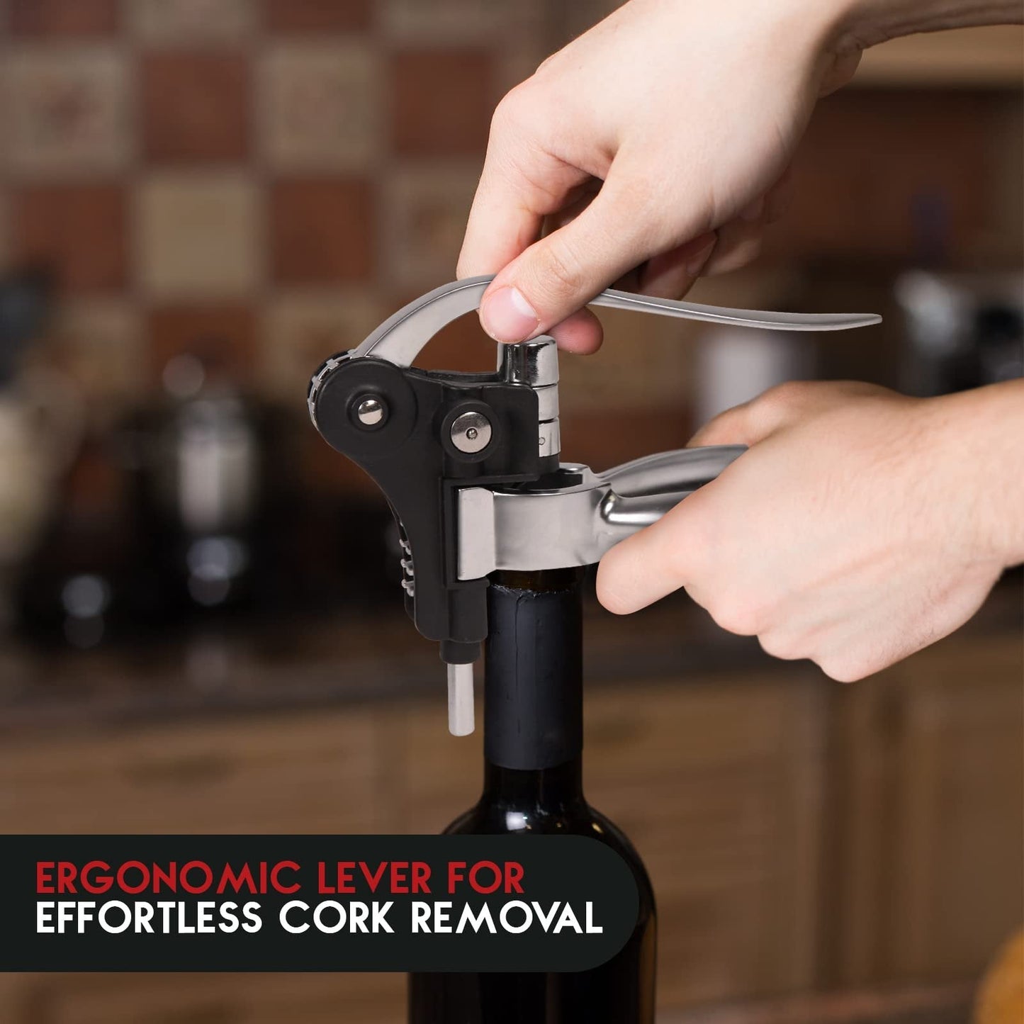Cork Opener – Effortlessly Open Any Wine Bottle in Seconds