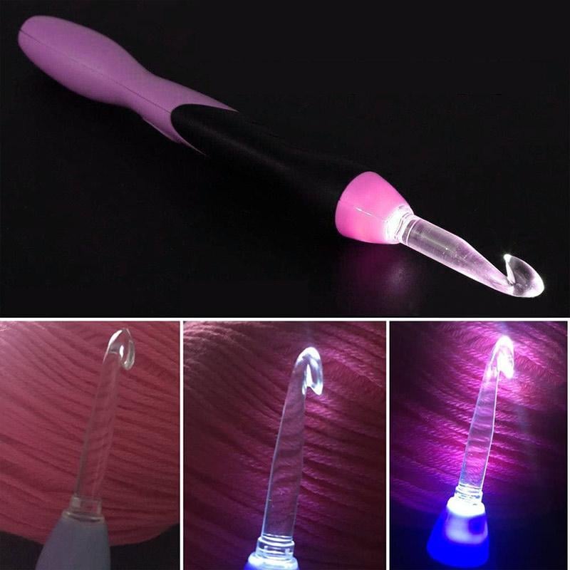 Comfortable Crochet Anytime with Built-in LED Light