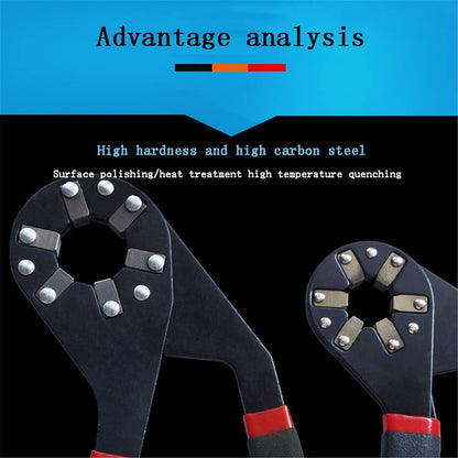 Adjustable Multi-Tool Wrench with Precision Grip | Versatile & Durable