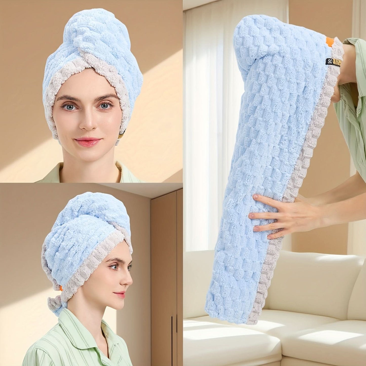 Extra Large Quick-Drying Towel for Hair
