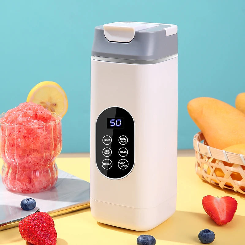 Portable Smoothie Blender | Electric Mini Mixer | Compact Fruit and Juice Blender