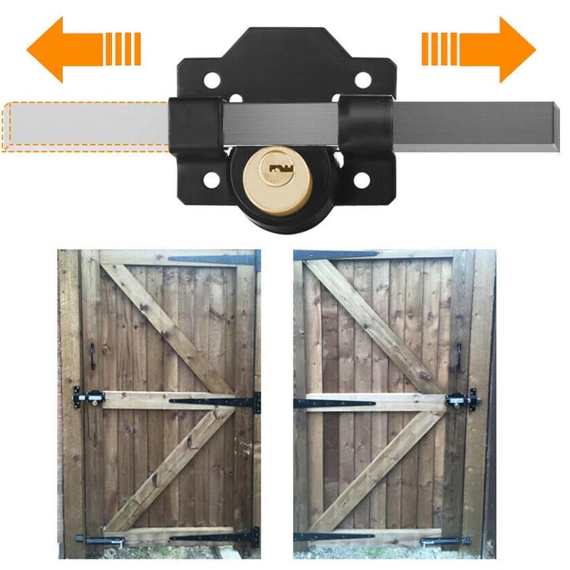 Weatherproof Gate Locking Mechanism that Never Rusts or Fails