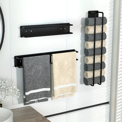 Wall-Mounted Towel Rack – Maximize Space, Reduce Bathroom Clutter