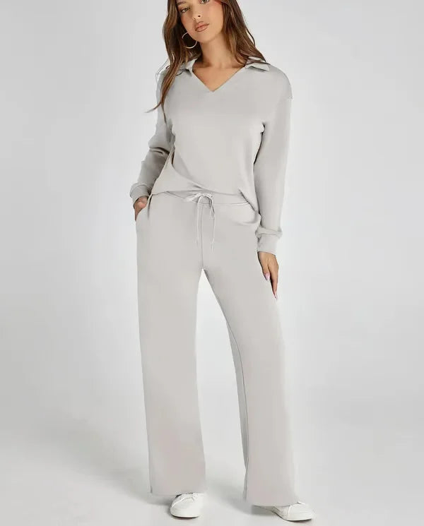 Cozy Hoodie Set in Violet | Stylish and Comfortable Lounge Wear