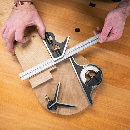 Adjustable Ruler - Versatile Set with Movable Angle Measuring Tool