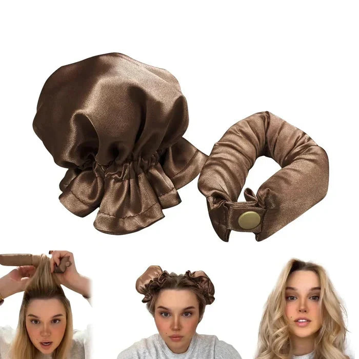 Heat-Free Curlers Set in Satin Finish