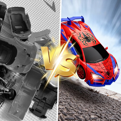 Transforming RC Racer with Robot Features | 2.4GHz Control