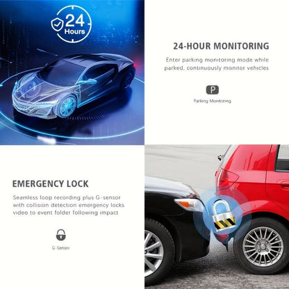Wide-Angle Car Dashboard Camera