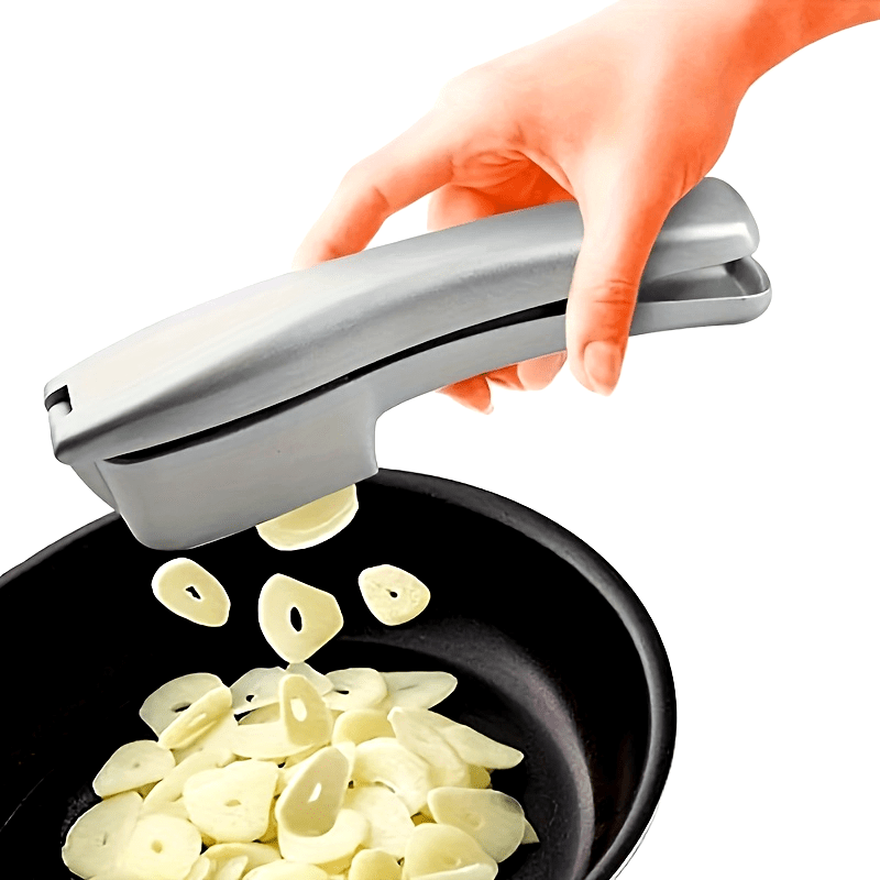 Efficient Garlic Crusher & Chopper in Durable Aluminum