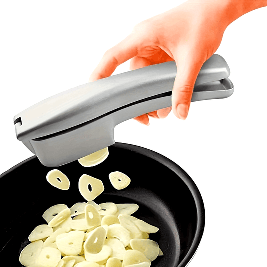 Efficient Garlic Crusher & Chopper in Durable Aluminum