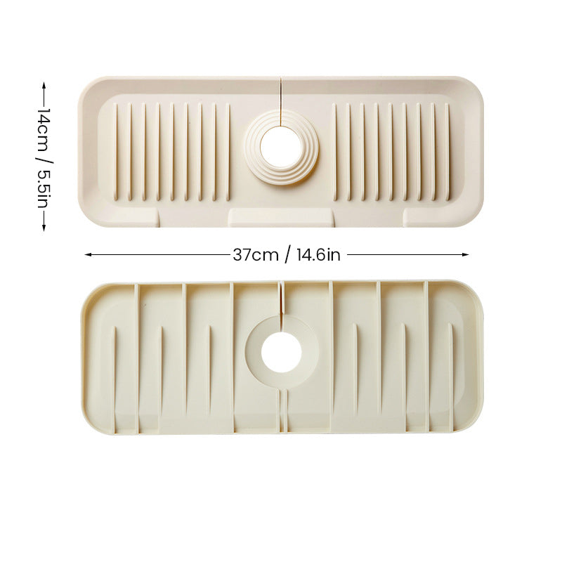 Ultimate Silicone Mat for Kitchen Faucets with Smart Drainage