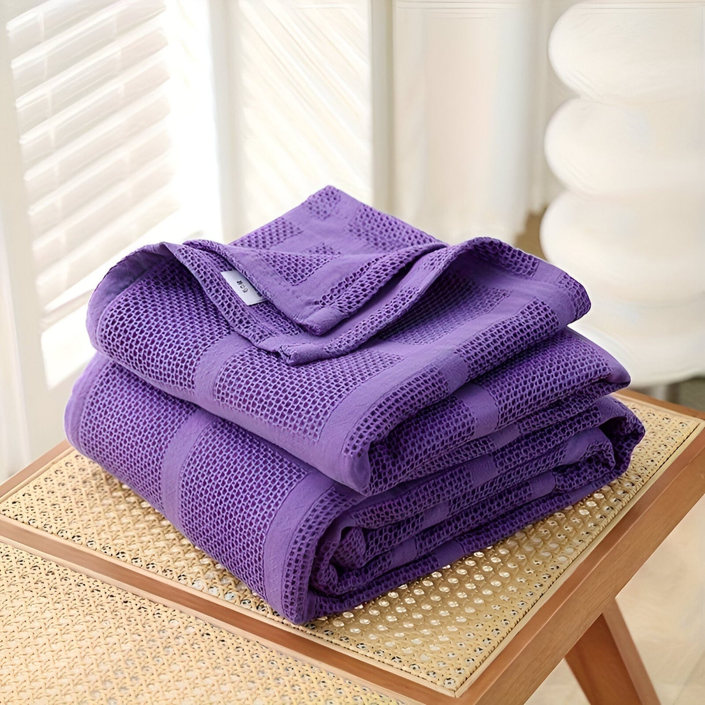 Cozy Comfort Year-Round Without Overheating - Waffle Cloud Design
