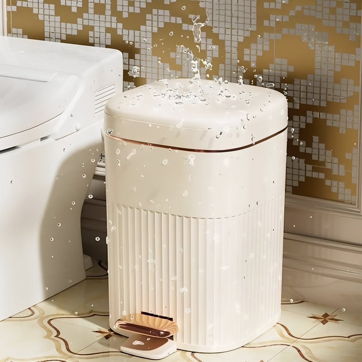 Stylish Pedal Trash Can for Effortless Waste Disposal
