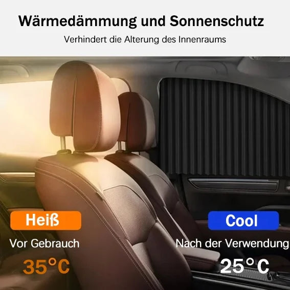 Magnetic UV Shield for Side Car Windows