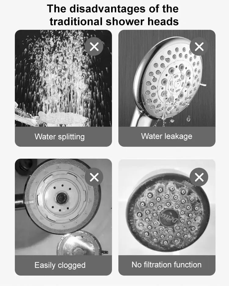 Multifunctional Hydrotherapy Showerhead for Massage – Last Day Discount