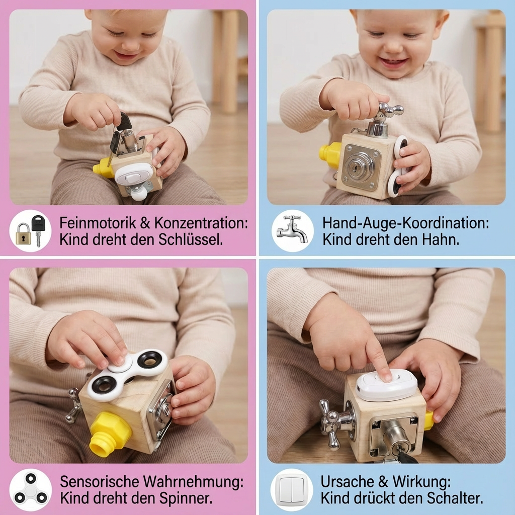 Educational Play Cube for Montessori Learning